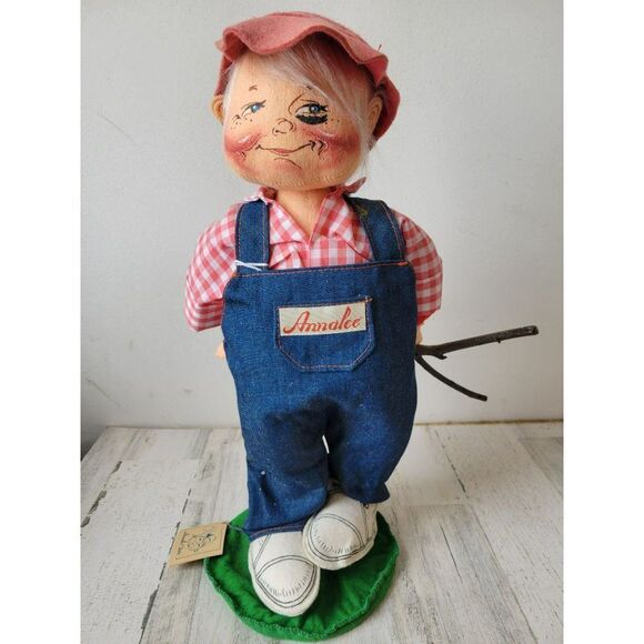 Annalee black eye stick 18" boy baseball - Picture 1 of 9